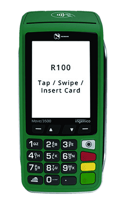 Compact card terminal with printer