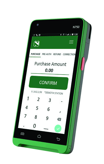 Nedbank touchscreen card machine