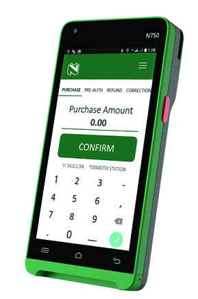 Smart card terminal without printer